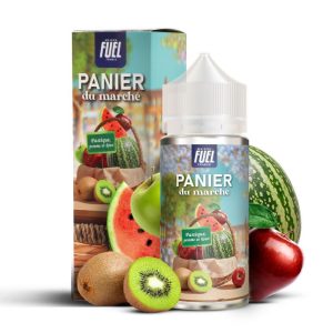 Pastèque Pomme et Kiwi 100ml - Panier du marché - 0mg - Viking Vape