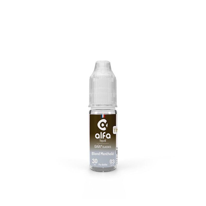 Blond Mentholé 10ml par 5 - Alfaliquid Blond Mentholé 10ml par 5 - Alfaliquid - Viking Vape