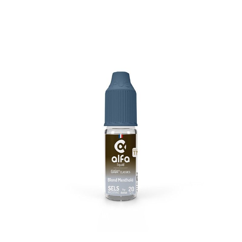 Blond Mentholé 10ml par 5 - Sels - Alfaliquid Blond Mentholé 10ml par 5 - Sels - Alfaliquid - Viking Vape