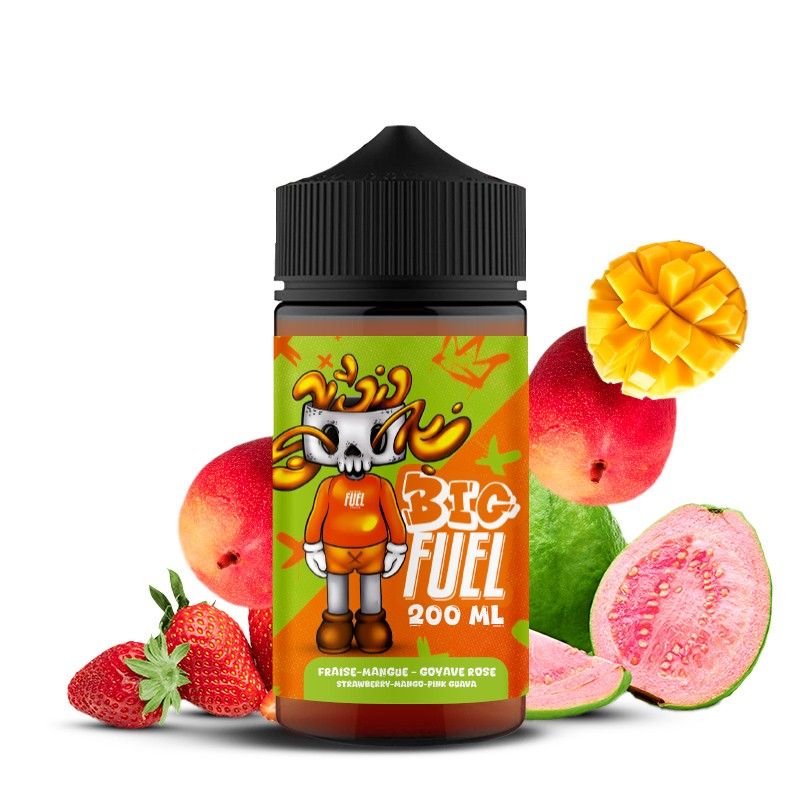 Goyave, Fraise, Mangue 200ml 0mg BIG FUEL - Maison Fuel Goyave, Fraise, Mangue 200ml 0mg BIG FUEL - Maison Fuel - Viking Vape