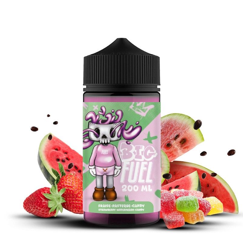Fraise, Pastèque, Candy 200ml 0mg BIG FUEL - Maison Fuel Fraise, Pastèque, Candy 200ml 0mg BIG FUEL - Maison Fuel - Viking Vape
