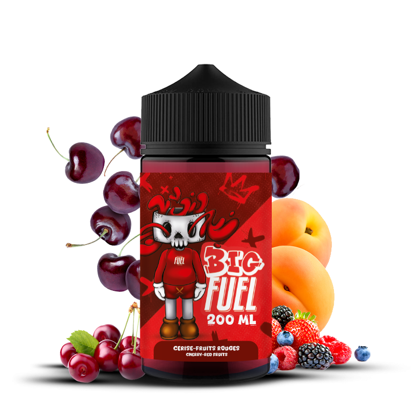 Cerise, Fruits rouges, Abricot 200ml 0mg BIG FUEL - Maison Fuel Cerise, Fruits rouges, Abricot 200ml 0mg BIG FUEL - Maison Fuel - Viking Vape