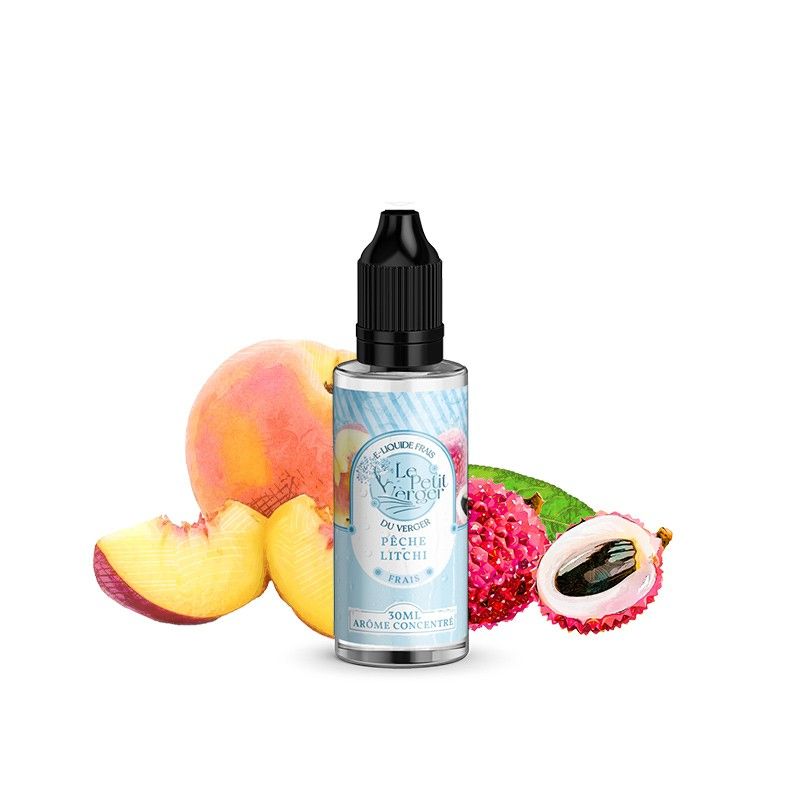 Concentré Pêche Litchi 30ml - Le Petit Verger Frais - Savourea - Viking Vape