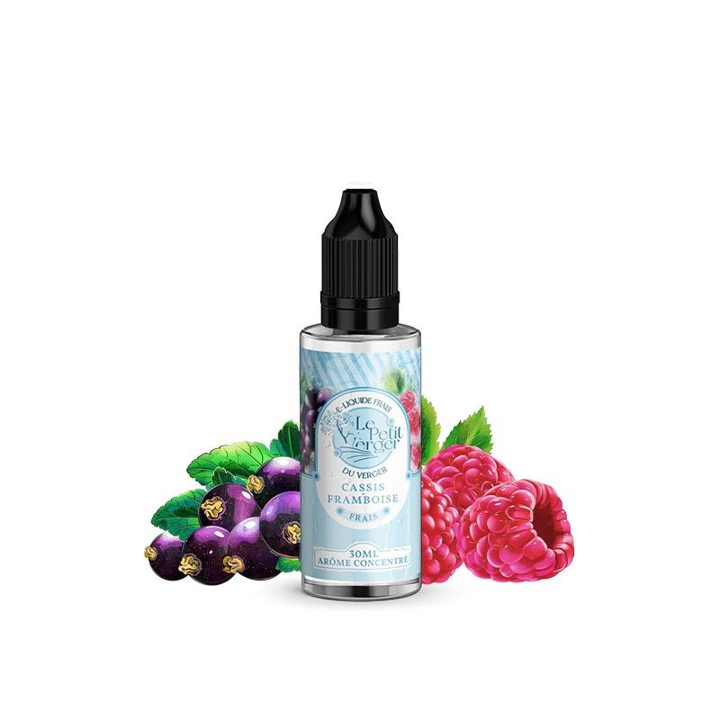 Concentré Cassis Framboise 30ml - Le Petit Verger Frais - Savourea - Viking Vape