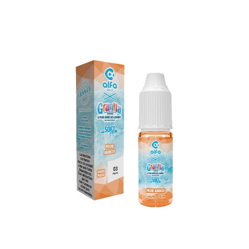 Pêche Abricot 10ml - Granita Soft by Alfaliquid Pêche Abricot 10ml - Granita Soft by Alfaliquid - Viking Vape