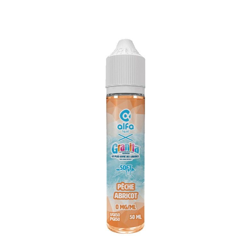 Pêche Abricot 50ml - Granita Soft by Alfaliquid - 0mg - Viking Vape