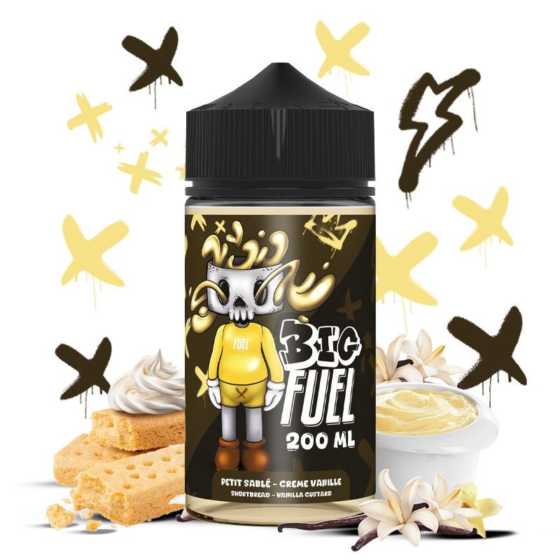 Petit Sablé - Crème Vanille 200ml 0mg BIG FUEL - Maison Fuel - Viking Vape