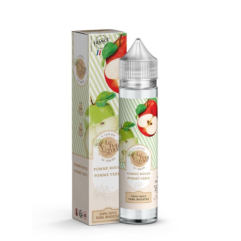 Pomme Rouge Pomme Verte 50ml - Le Petit Verger - Savourea - 0mg Pomme Rouge Pomme Verte 50ml - Le Petit Verger - Savourea - 0mg - Viking Vape