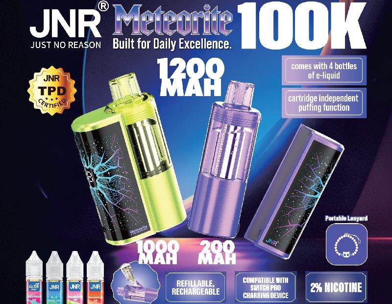 Meteorite 100K + 4x10ml 20mg - JNR Meteorite 100K + 4x10ml 20mg - JNR - Viking Vape