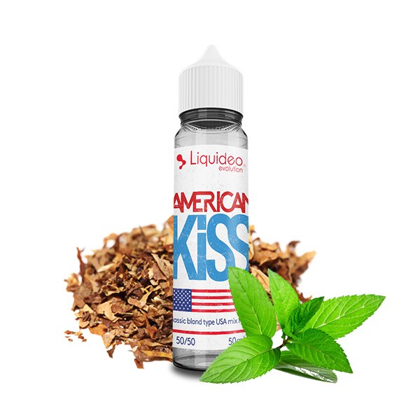 American Kiss 0mg 50ml - Liquideo Evolution American Kiss 0mg 50ml - Liquideo Evolution - Viking Vape