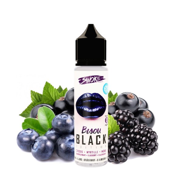 Bisou Black 0mg 50ml - Swoke Bisou Black 0mg 50ml - Swoke - Viking Vape