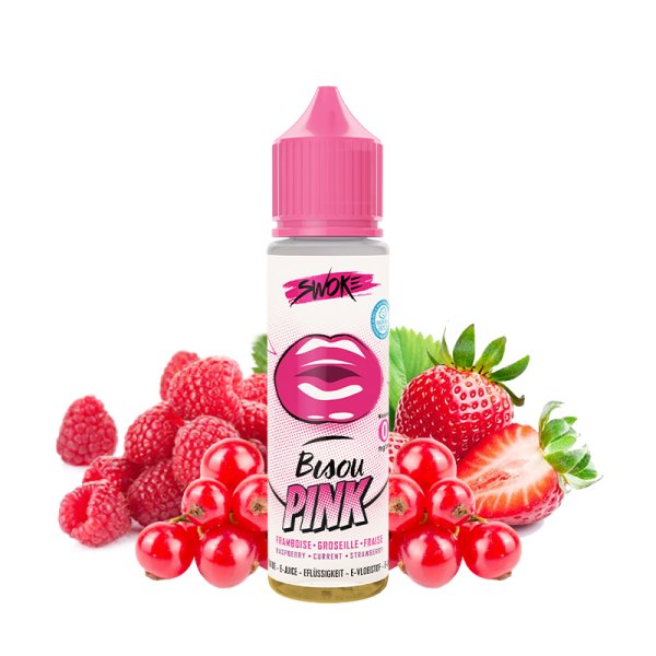 Bisou Pink 0mg 50ml - Swoke Bisou Pink 0mg 50ml - Swoke - Viking Vape