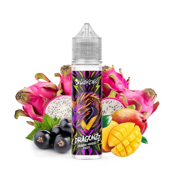 Dragon Mangue Cassis 0mg 50ml - Liquideo Dragonzz Dragon Mangue Cassis 0mg 50ml - Liquideo Dragonzz - Viking Vape
