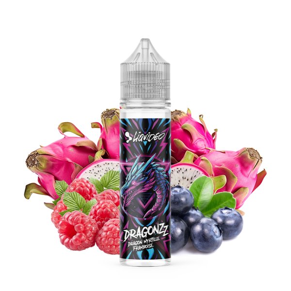 Dragon Myrtille Framboise 0mg 50ml - Liquideo Dragonzz Dragon Myrtille Framboise 0mg 50ml - Liquideo Dragonzz - Viking Vape