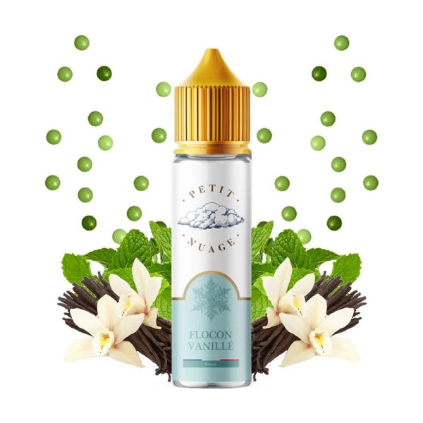 Flocon Vanillé 0mg 50ml - Petit Nuage Flocon Vanillé 0mg 50ml - Petit Nuage - Viking Vape