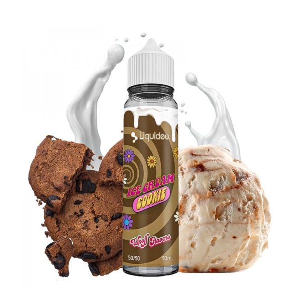 Ice Cream Cookie 0mg 50ml - Liquideo Wpuff Flavors - Viking Vape