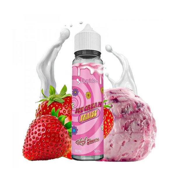 Ice Cream Fraise 0mg 50ml - Liquideo Wpuff Flavors Ice Cream Fraise 0mg 50ml - Liquideo Wpuff Flavors - Viking Vape