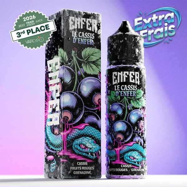 Le Cassis d'ENFER 0mg 50ml - Les Fruits d'ENFER by ENFER - Viking Vape
