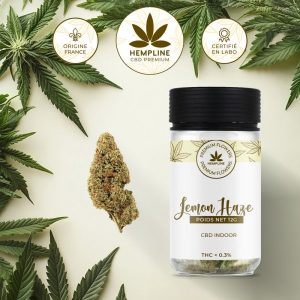 Lemon Haze Fleur de CBD (12g) - Hempline - Viking Vape