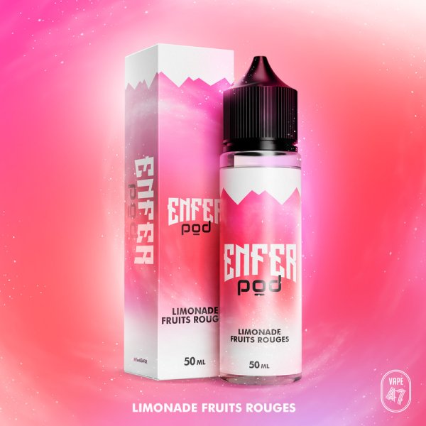 Limonade Fruits Rouges 0mg 50ml - ENFER POD by ENFER Limonade Fruits Rouges 0mg 50ml - ENFER POD by ENFER - Viking Vape