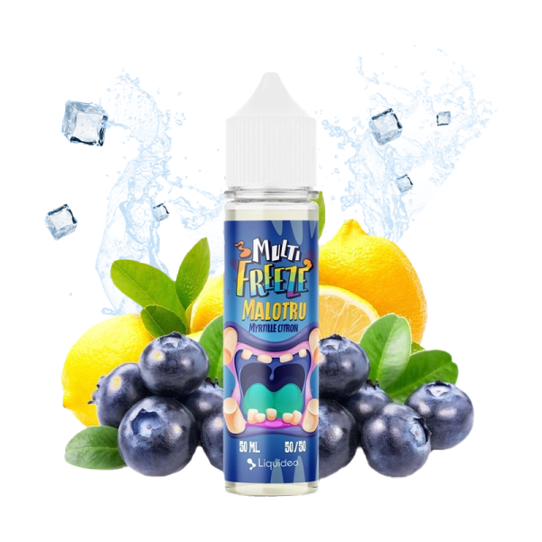 Malotru Myrtille Citron 0mg 50ml - Liquideo Multifreeze - Viking Vape