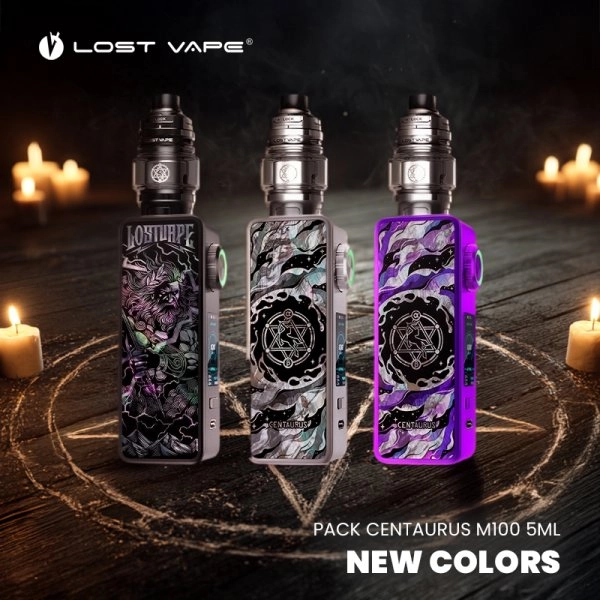 PACK CENTAURUS M100 5ML NEW COLORS - LOST VAPE PACK CENTAURUS M100 5ML NEW COLORS - LOST VAPE - Viking Vape
