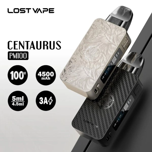 POD CENTAURUS PM100 5ML 4500MAH - LOST VAPE POD CENTAURUS PM100 5ML 4500MAH - LOST VAPE - Viking Vape