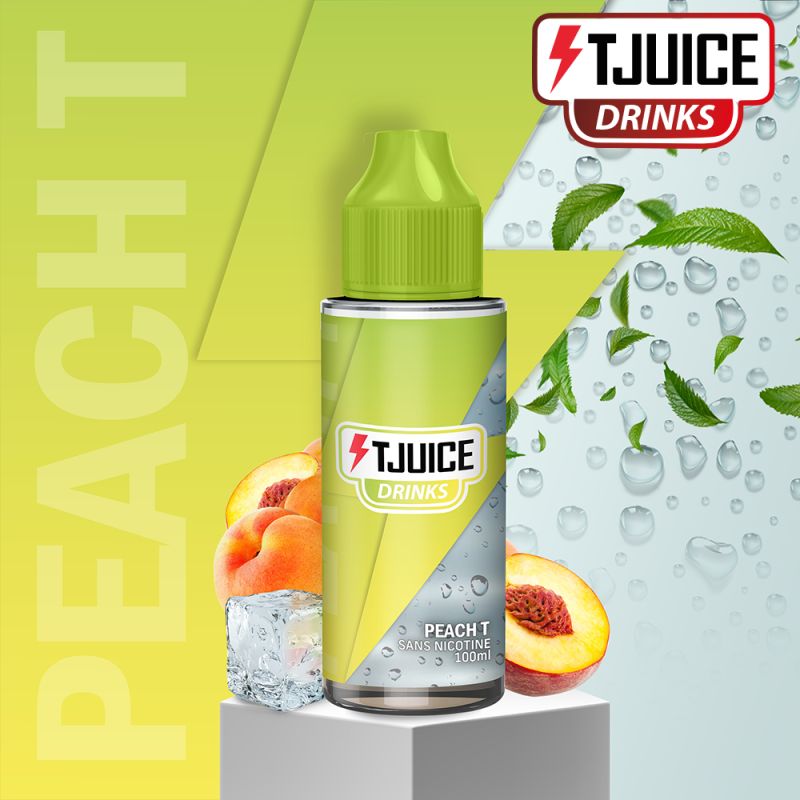 Peach T 100ml - TJuice Drinks Peach T 100ml - TJuice Drinks - Viking Vape