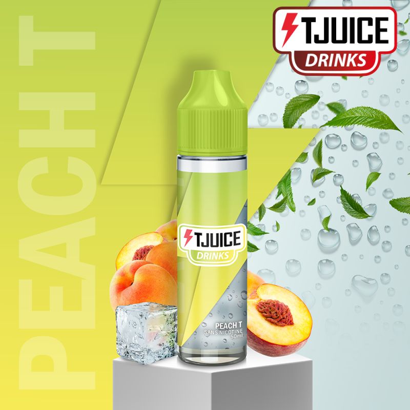 Peach T 50ml - TJuice Drinks Peach T 50ml - TJuice Drinks - Viking Vape