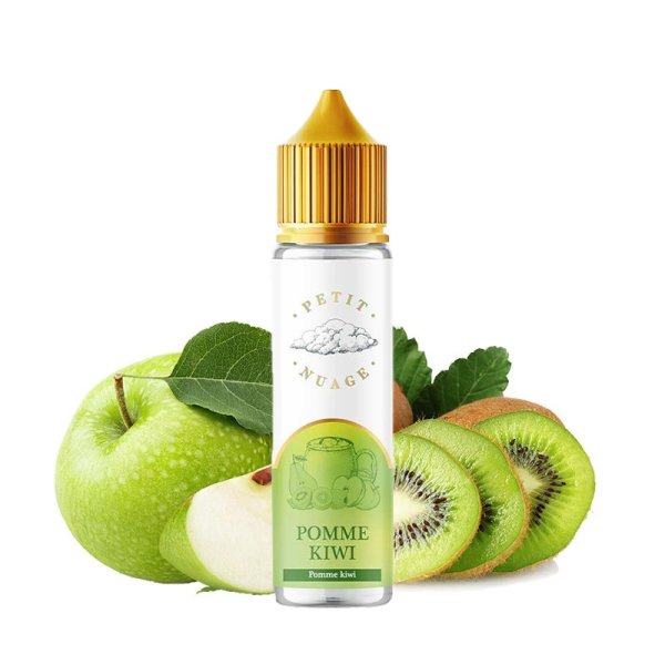 Pomme Kiwi 0mg 50ml - Petit Nuage Pomme Kiwi 0mg 50ml - Petit Nuage - Viking Vape