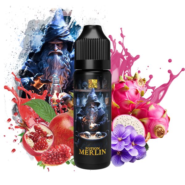 Potion Merlin (Violette/Fruit du dragon/Grenade/Limonade) 0mg 50ml - Tribal Force Potion Merlin (Violette/Fruit du dragon/Grenade/Limonade) 0mg 50ml - Tribal Force - Viking Vape