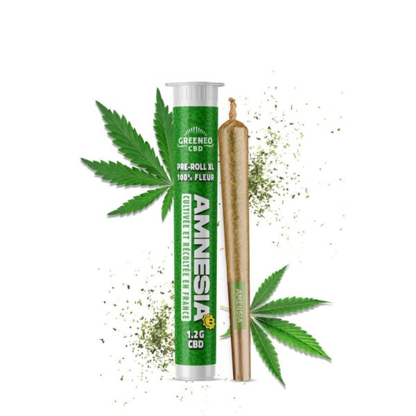 Pre-roll CBD Amnesia (1pc) - Greeneo Pre-roll CBD Amnesia (1pc) - Greeneo - Viking Vape