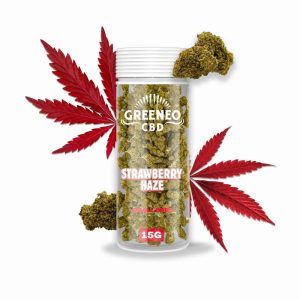Strawberry Haze Fleur de CBD (15g) - Greeneo - Viking Vape