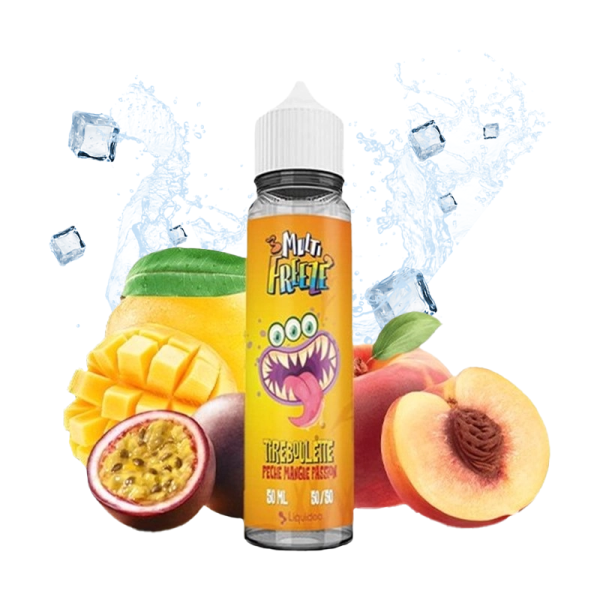 Tireboulette Pêche Mangue Passion 0mg 50ml - Liquideo Multifreeze Tireboulette Pêche Mangue Passion 0mg 50ml - Liquideo Multifreeze - Viking Vape