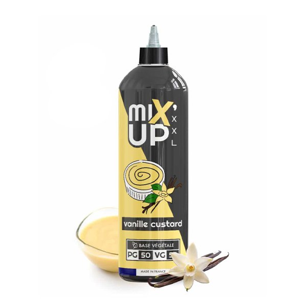 Vanille Custard 0mg 1L - MIX’UP XXL - Viking Vape